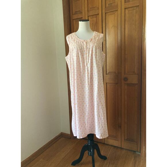 Secret Treasures Pink Floral Nightgown, Size XL - Picture 1 of 6